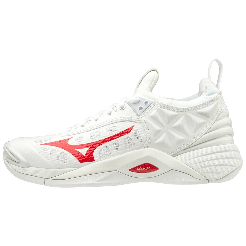 Mizuno Wave Momentum Női Röplabda Cipő Fehér/Piros HWK246509